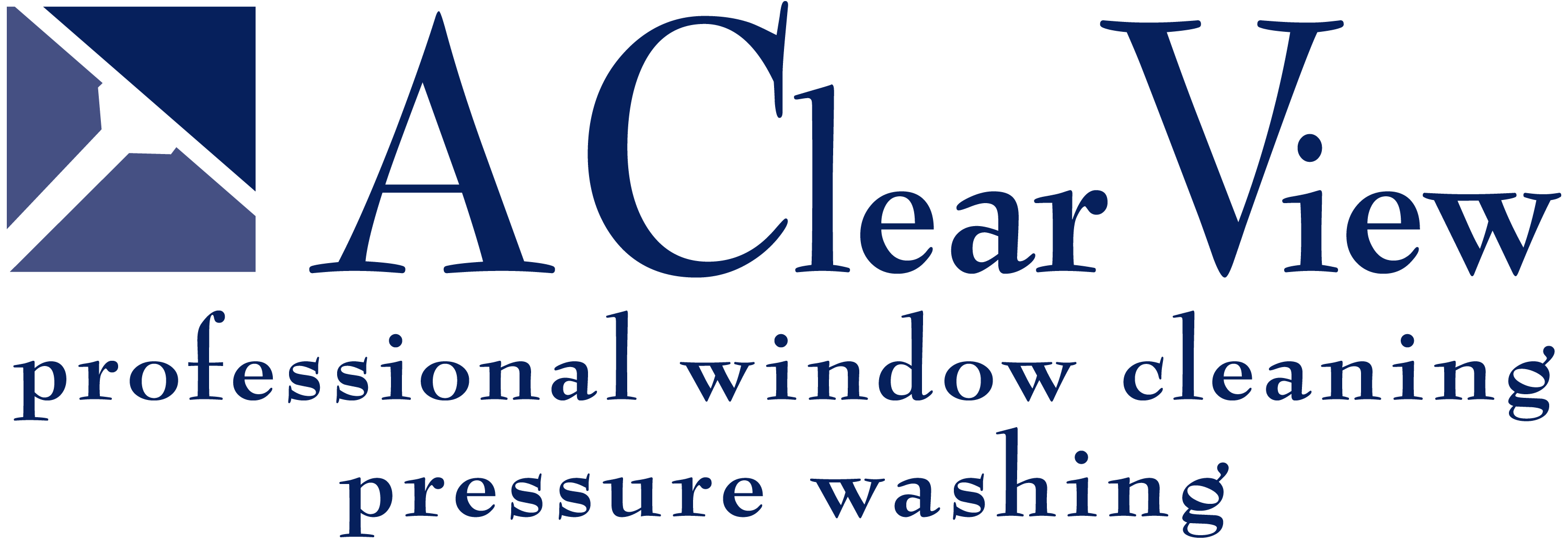 A Clear View Window Cleaning Logo